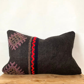 Lucasta - Brown Hemp Pillow Cover