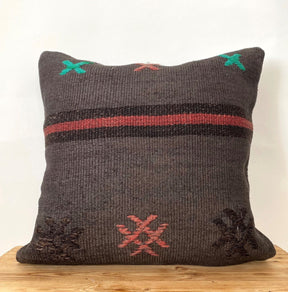 Leonae - Brown Hemp Pillow Cover