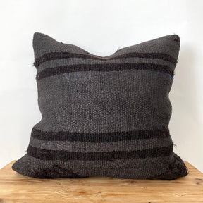 Lydian - Brown Hemp Pillow Cover