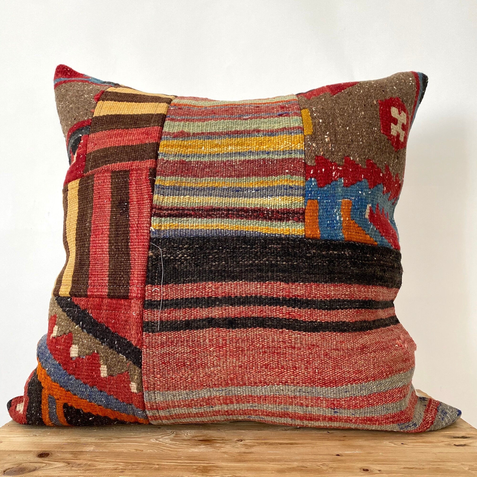 Yessenia - Multi Color Kilim Pillow Cover