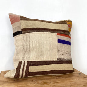 Yvette - Beige Kilim Pillow Cover