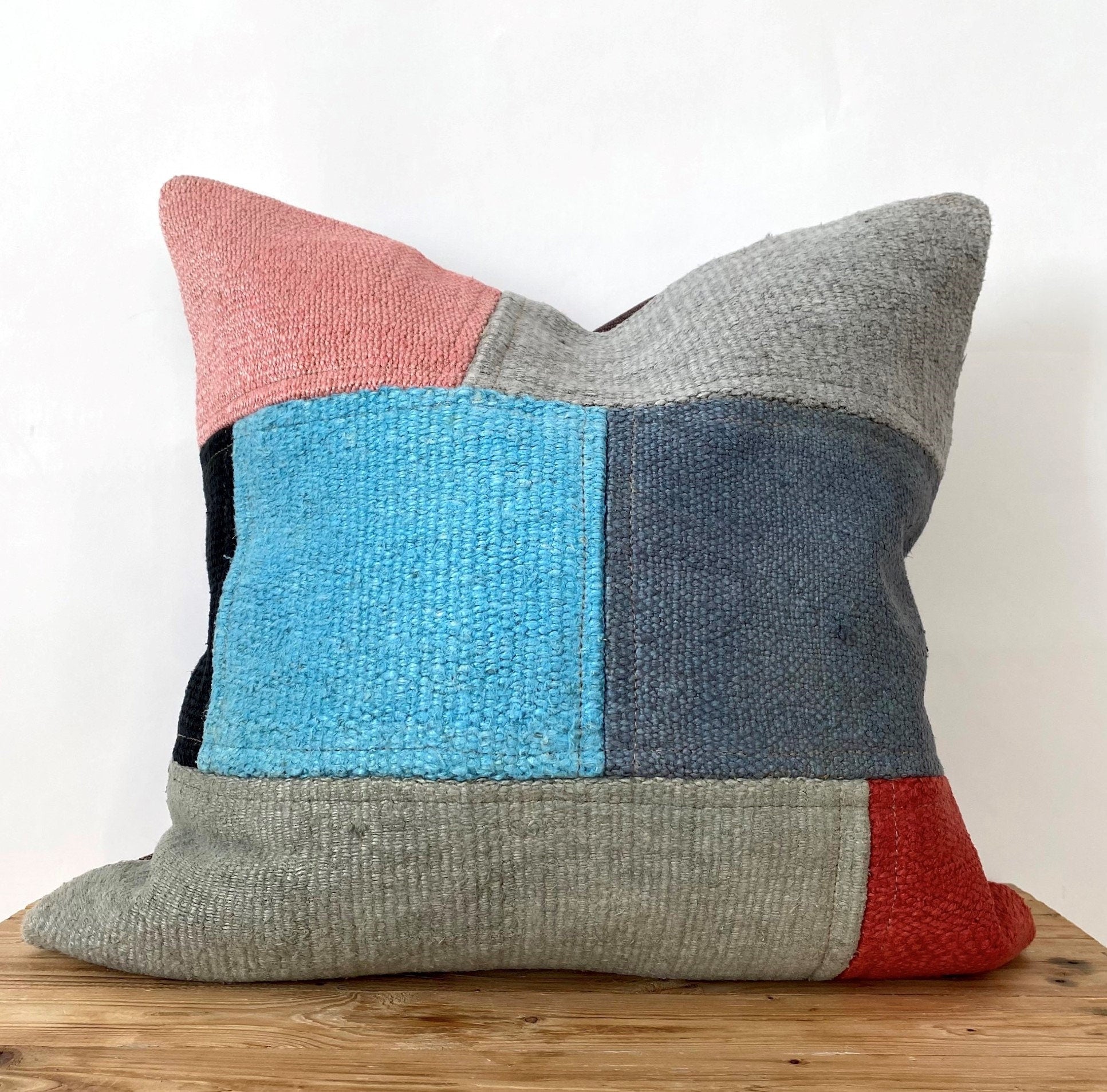 Yalena - Multi Color Kilim Pillow Cover