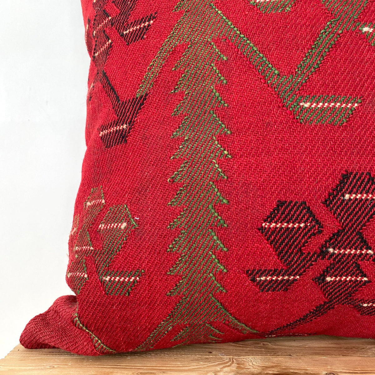 Lestari - Red Kilim Pillow Cover