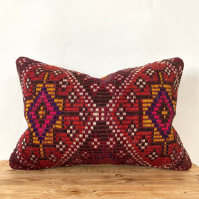 Luneth - Red Kilim Pillow Cover