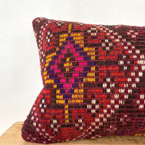 Luneth - Red Kilim Pillow Cover