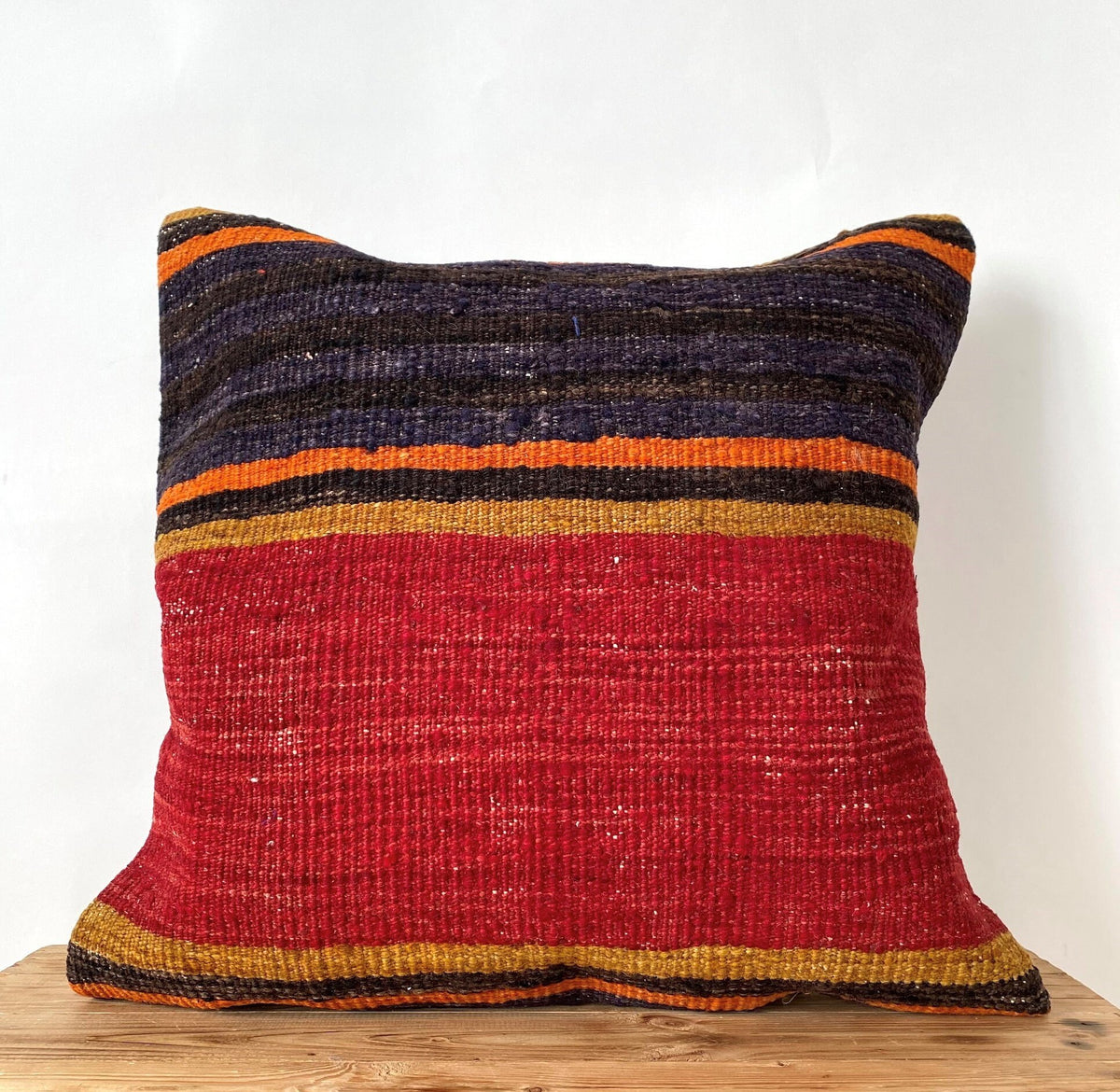 Larina - Red Kilim Pillow Cover