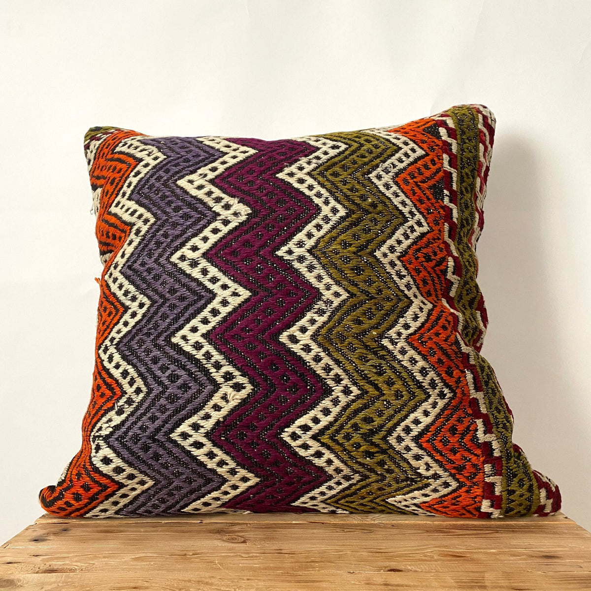 Leal - Multi Color Kilim Pillow Cover