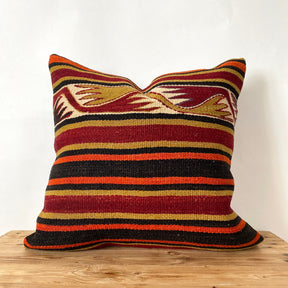 Lavena - Red Kilim Pillow Cover