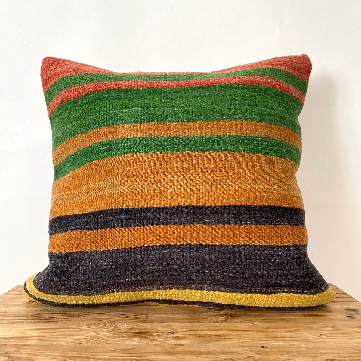 Leoline - Multi Color Kilim Pillow Cover