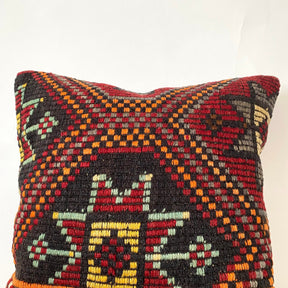 Lyzette - Red Kilim Pillow Cover