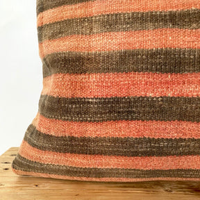 Lira - Orange Kilim Pillow Cover