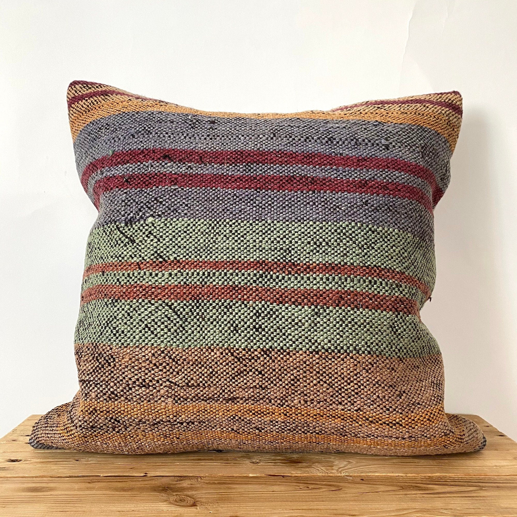 Lorelle - Multi Color Kilim Pillow Cover