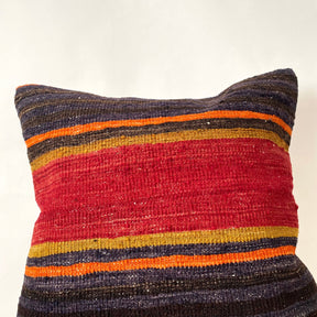 Lucienne - Black Kilim Pillow Cover