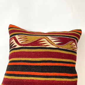 Lavena - Red Kilim Pillow Cover