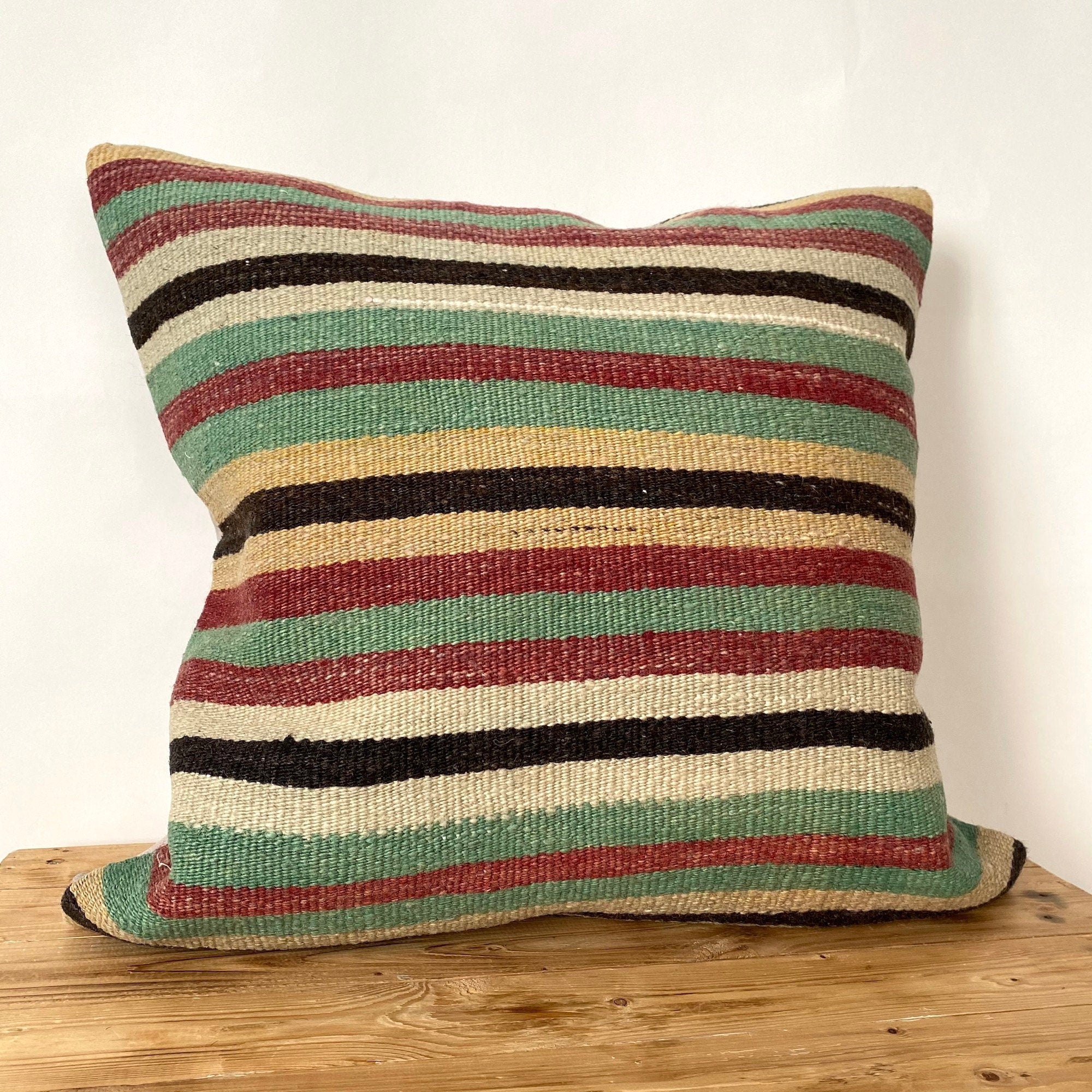 Lyanna - Multi Color Kilim Pillow Cover