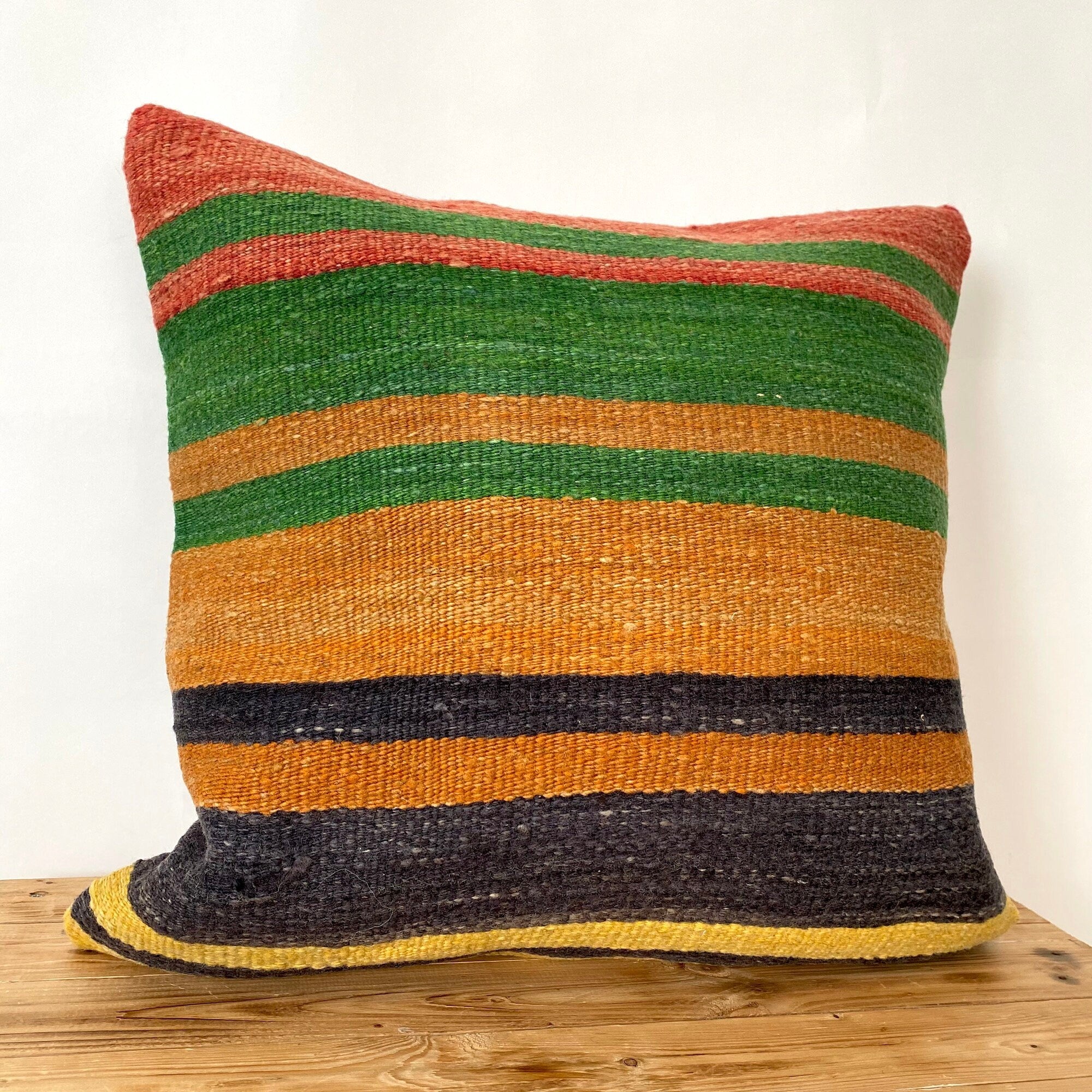 Leoline - Multi Color Kilim Pillow Cover