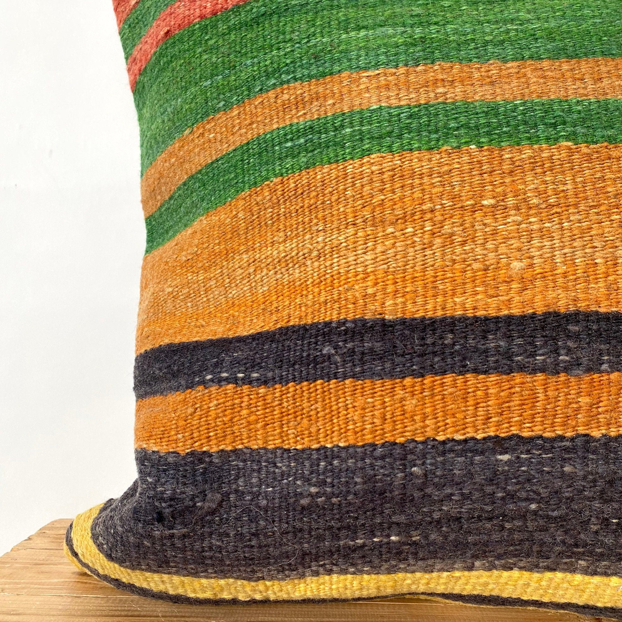 Leoline - Multi Color Kilim Pillow Cover