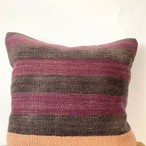 Leina - Brown Kilim Pillow Cover