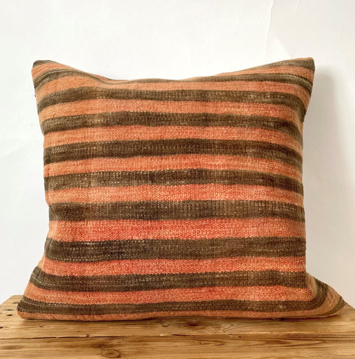 Lira - Orange Kilim Pillow Cover