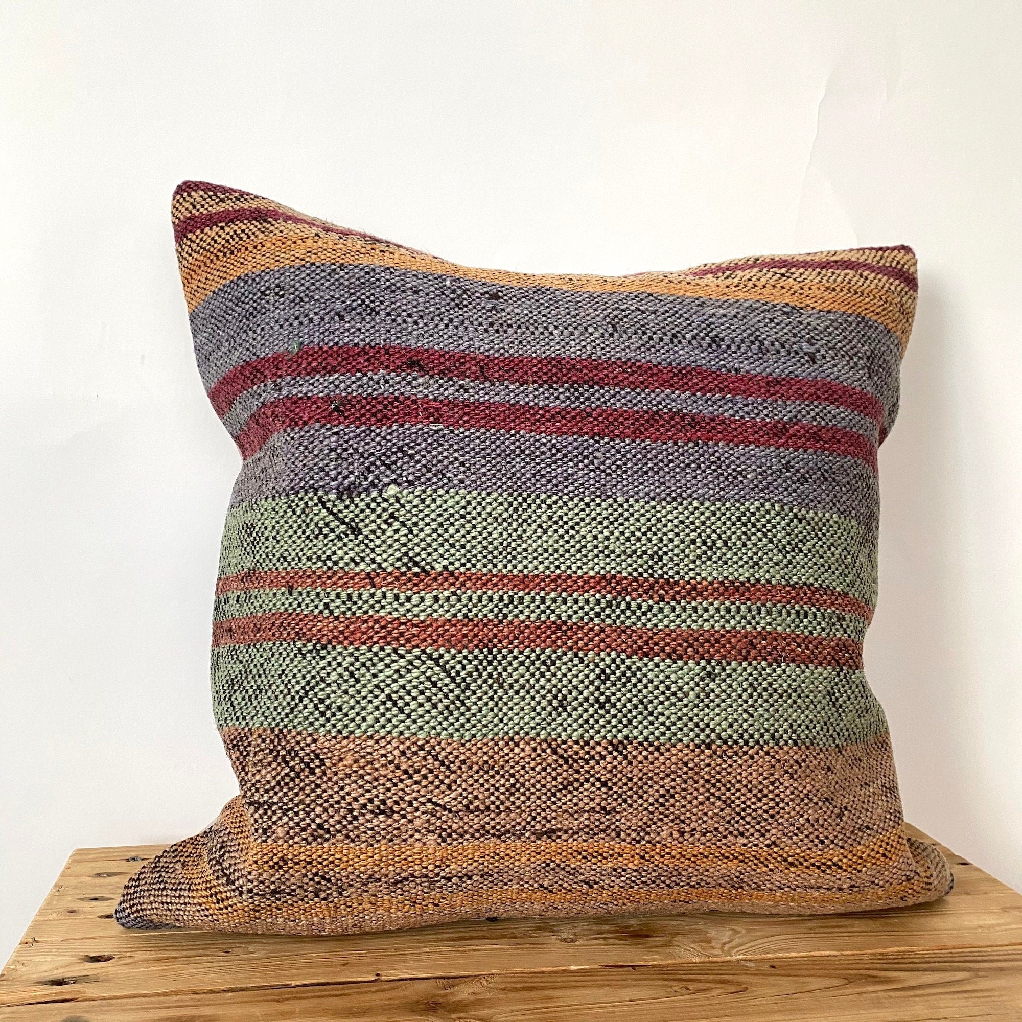 Lorelle - Multi Color Kilim Pillow Cover