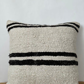 Tais - White Hemp Pillow Cover