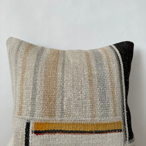 Tasia - White Hemp Pillow Cover