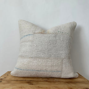 Tyrene - White Hemp Pillow Cover