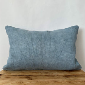 Celinee - Blue Hemp Pillow Cover