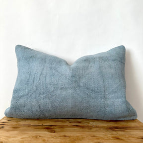 Chessa - Blue Hemp Pillow Cover