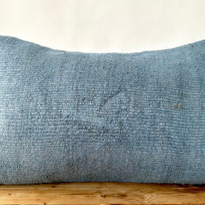 Clarion - Blue Hemp Pillow Cover