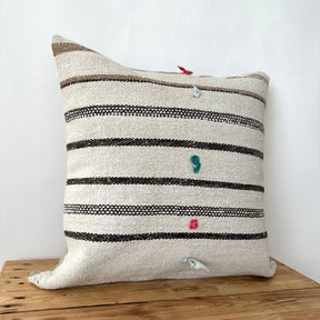 Tanwen - White Hemp Pillow Cover