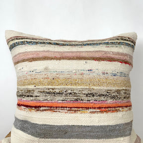 Tasman - White Hemp Pillow Cover