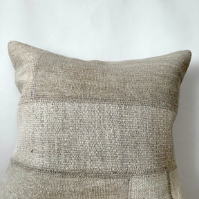 Tere - White Hemp Pillow Cover