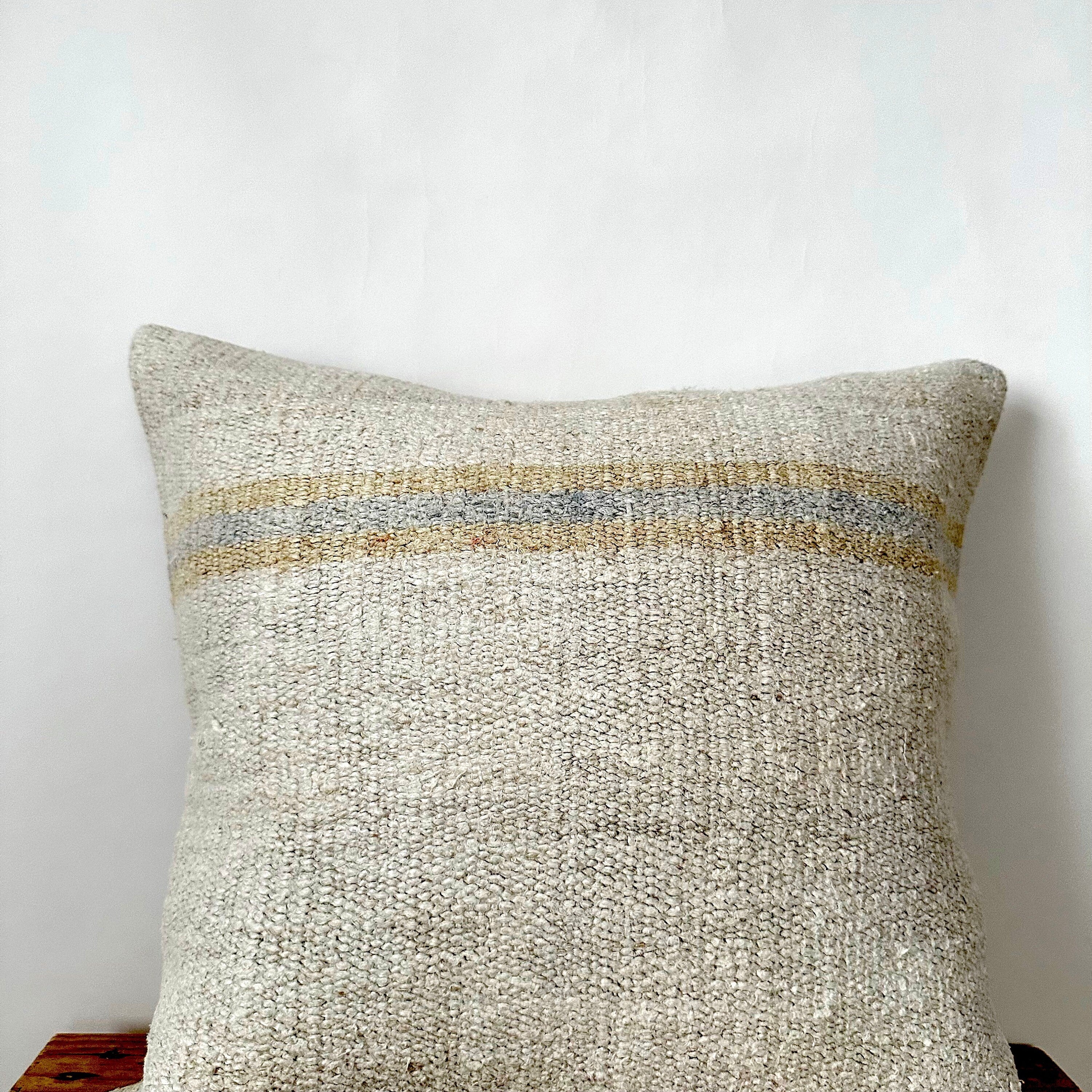 Tekla - White Hemp Pillow Cover