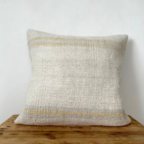 Tova - White Hemp Pillow Cover