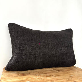 Lilac - Brown Hemp Pillow Cover