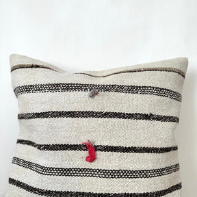 Toril - White Hemp Pillow Cover