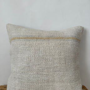 Tinley - White Hemp Pillow Cover