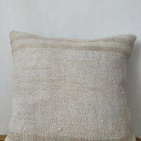 Tanith - White Hemp Pillow Cover