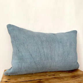 Celinee - Blue Hemp Pillow Cover