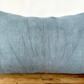 Celinee - Blue Hemp Pillow Cover