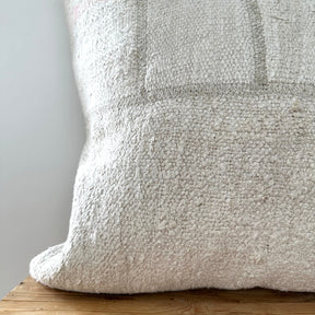 Thilda - White Hemp Pillow Cover