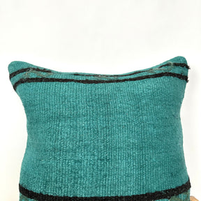 Celinea - Turquoise Hemp Pillow Cover