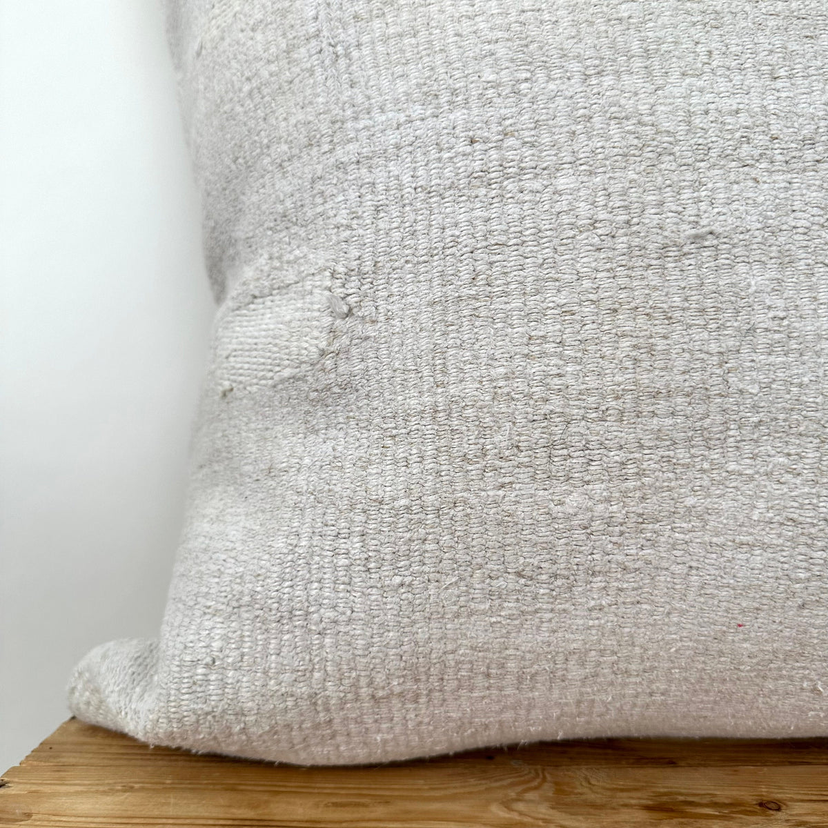 Tinsley - White Hemp Pillow Cover