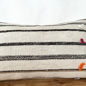 Taisie - White Hemp Pillow Cover