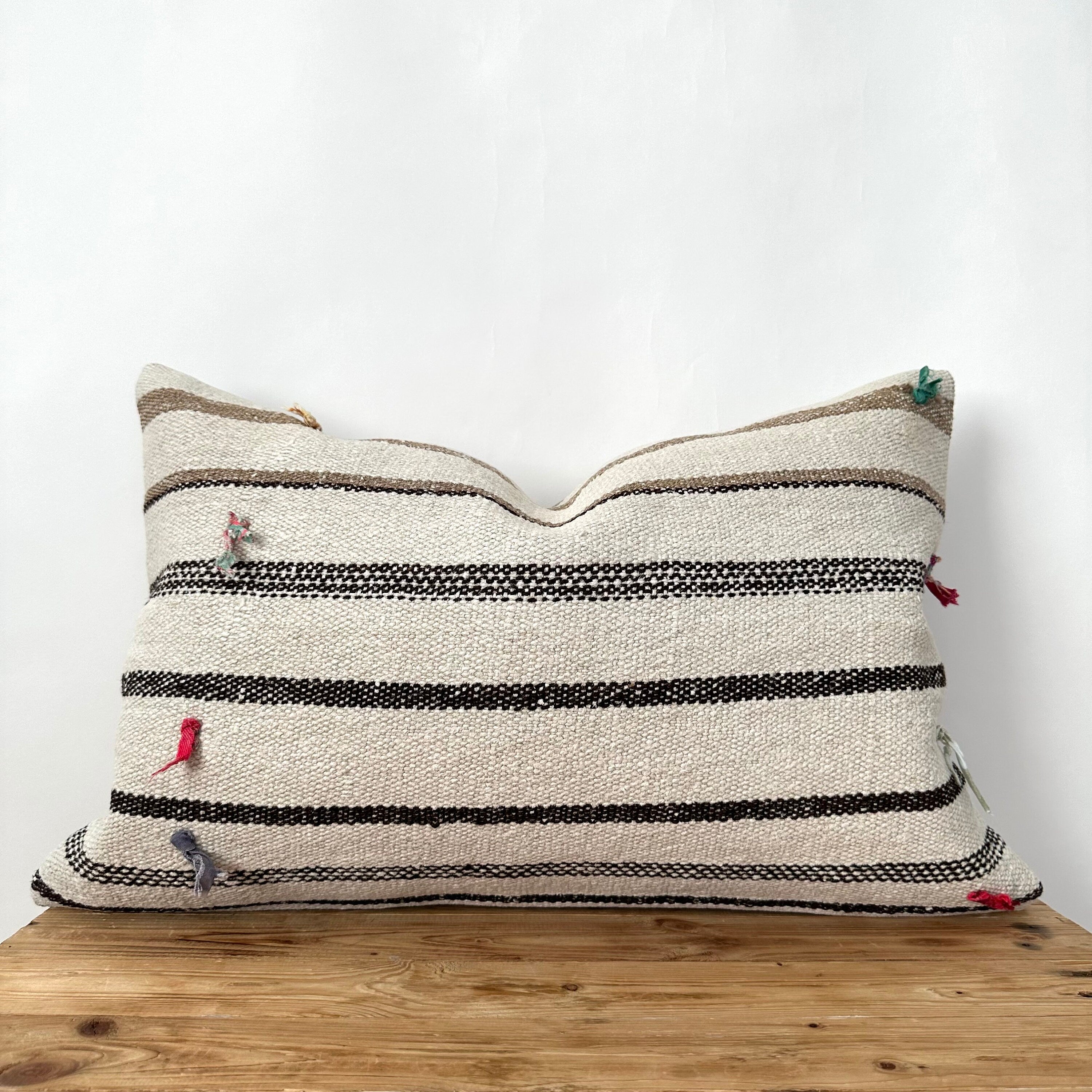 Tyreen - White Hemp Pillow Cover