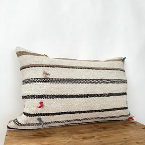 Tyreen - White Hemp Pillow Cover