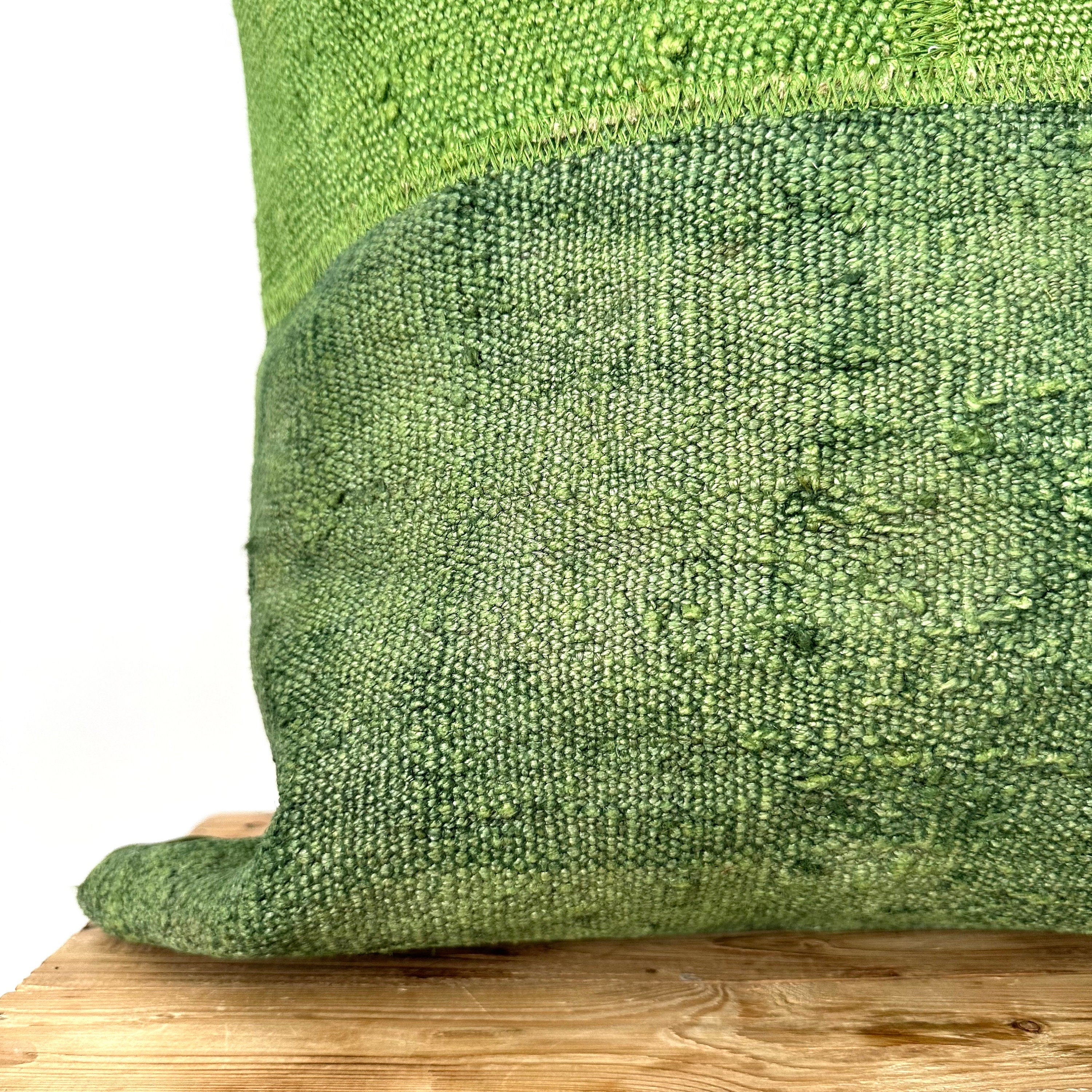 Ciandra - Green Hemp Pillow Cover