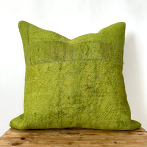 Charlett - Green Hemp Pillow Cover