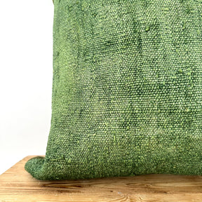 Citrina - Green Hemp Pillow Cover